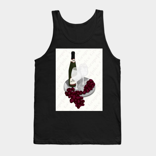 Bottle Of Rouge 1982 | Grapejuice Tank Top by icantdrawfaces